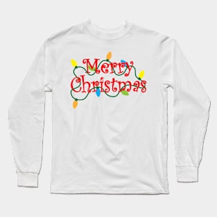 Merry Christmas red Long Sleeve T-Shirt